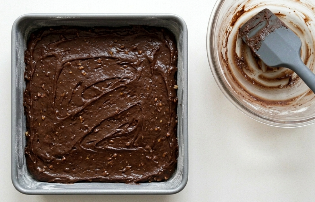 Brownies de chocolate con naranja