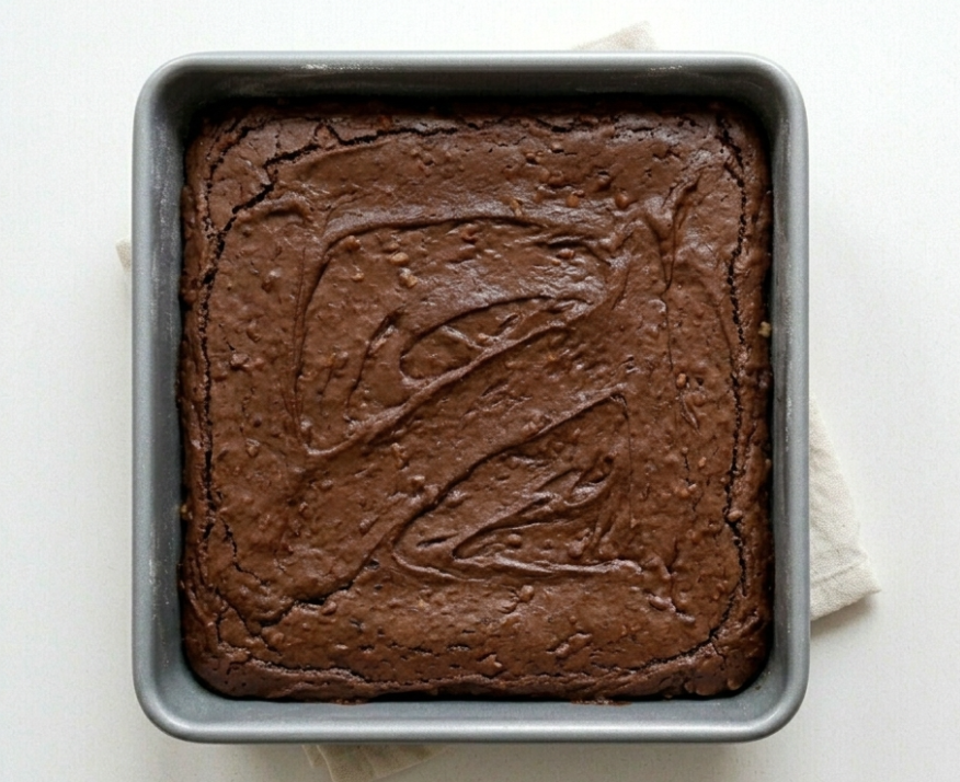 Brownies de chocolate con naranja