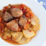 Caldereta de bonito de Burela. Receta tradicional paso a paso