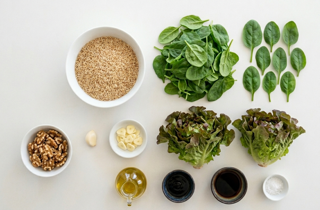 Ensalada de arroz integral