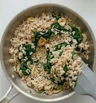 Ensalada de arroz integral