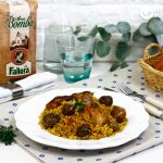Arroz con conejo y caracoles en paella