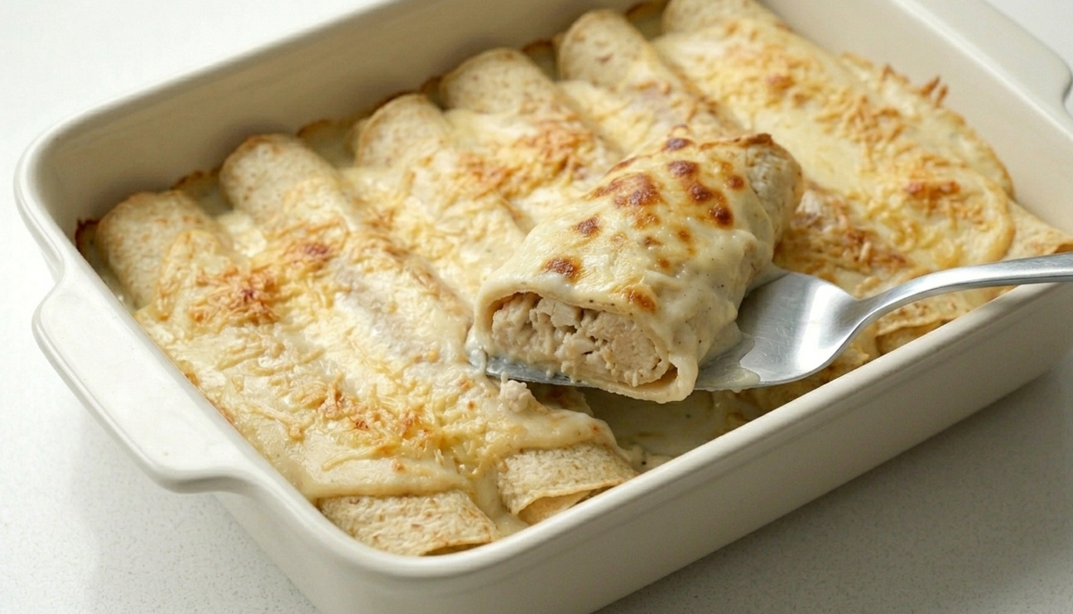 Crepes rellenos de pollo con mousse de foie