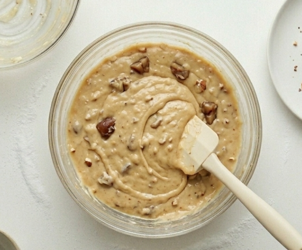 Pan de plátano con marron glace