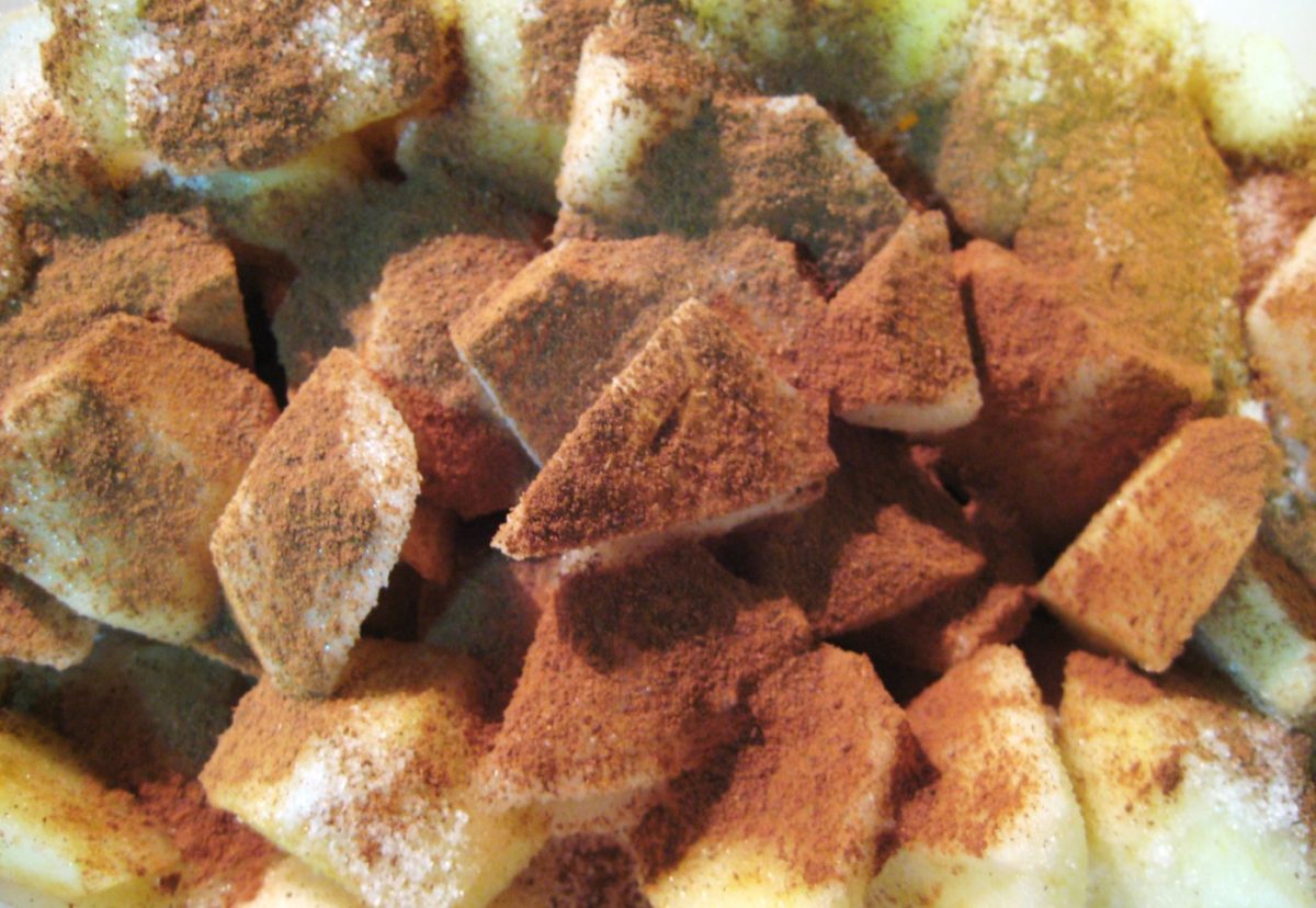 Delicias de manzana. Receta de manzanas con crema Franchipán