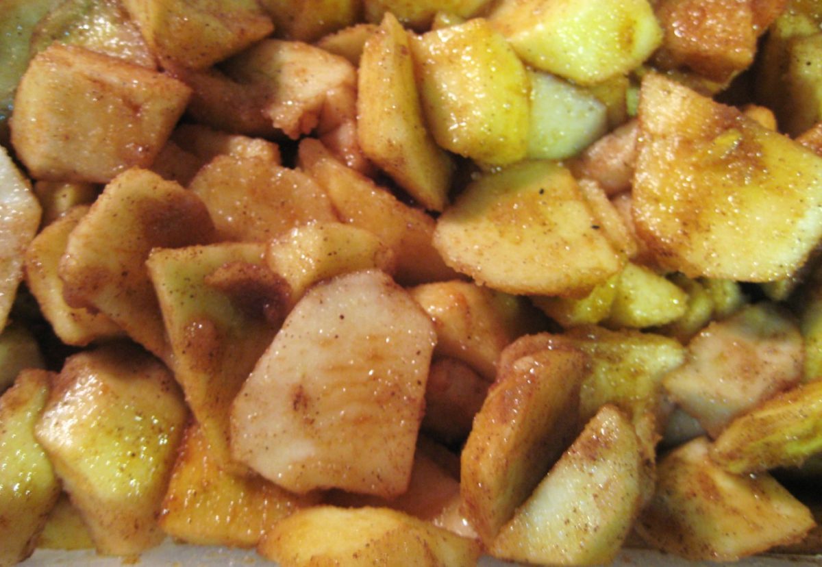 Delicias de manzana. Receta de manzanas con crema Franchipán