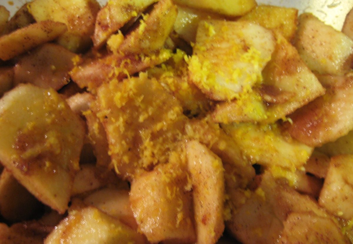 Delicias de manzana. Receta de manzanas con crema Franchipán