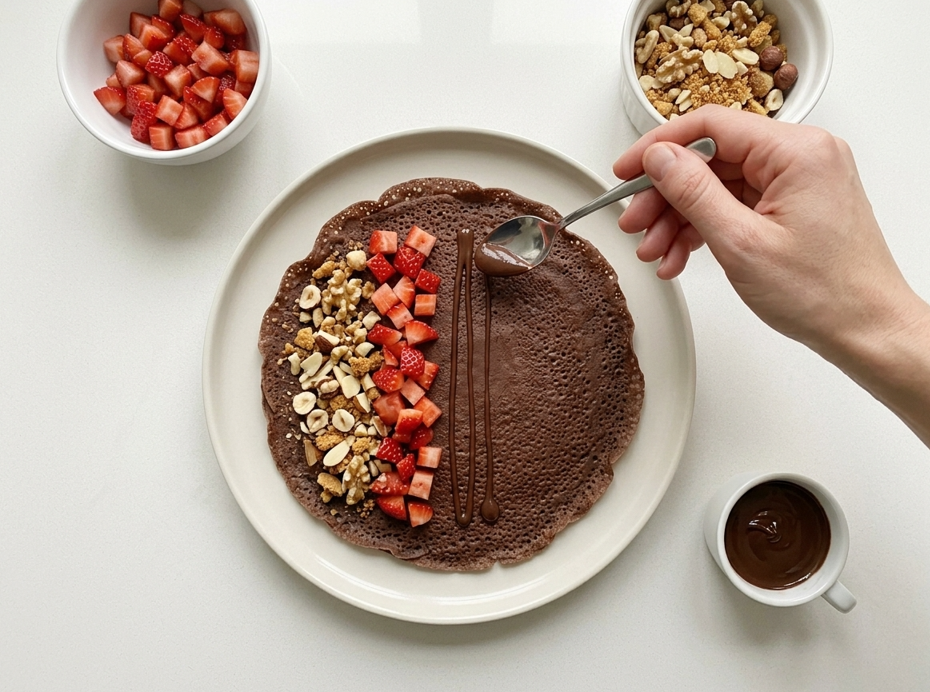 Crêpes de chocolate