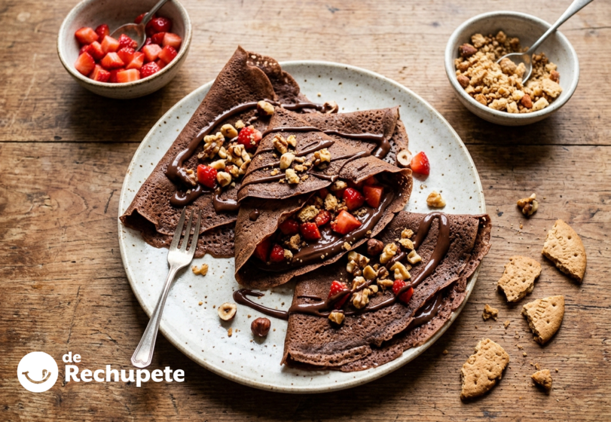 Crêpes de chocolate