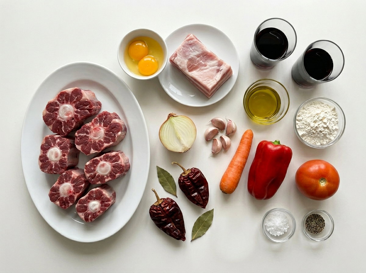 Judías de la granja con albóndigas de rabo de toro