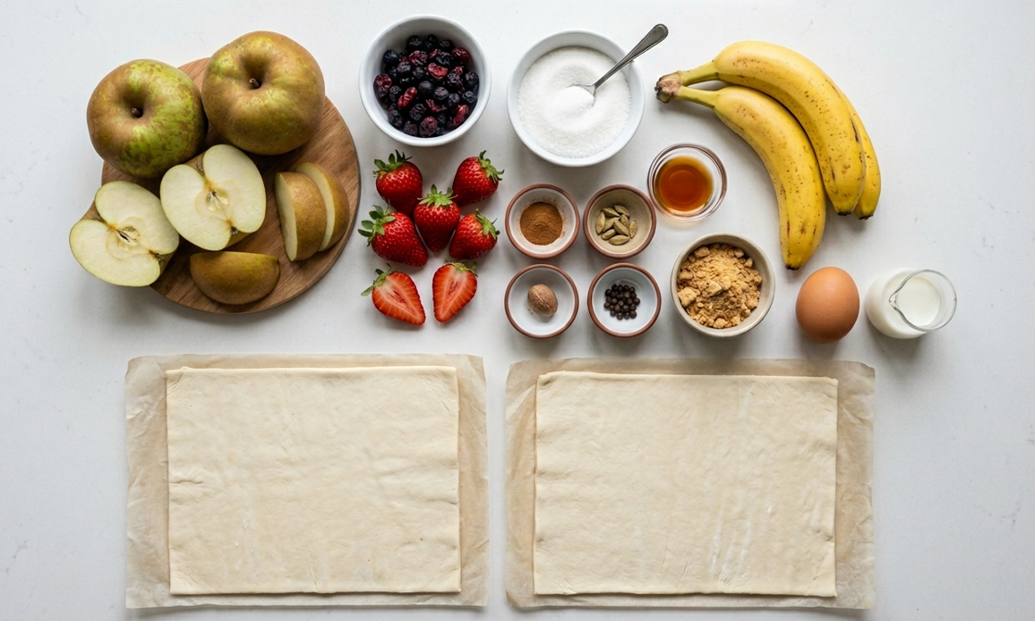 Tarta con frutas de Primavera