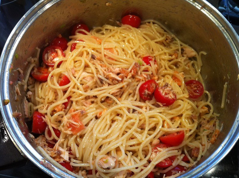 Spaghetti dell'Ubriacone o borrachos en godello blanco