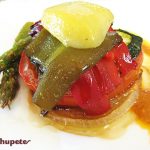 Timbal de verduras asadas