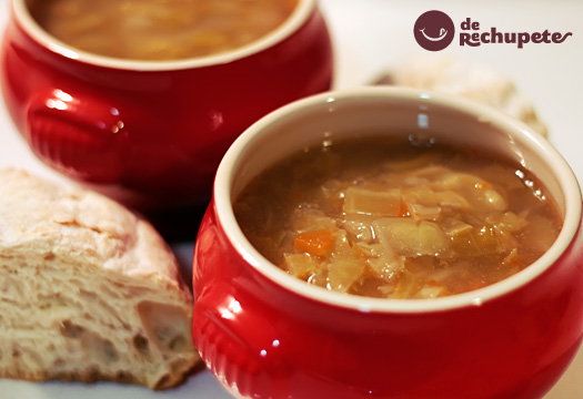 Caldo gallego. receta tradicional gallega