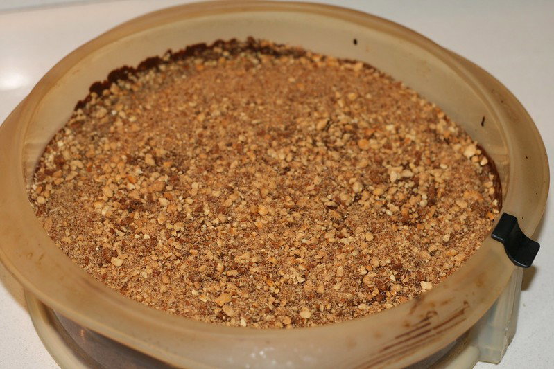 Tarta de chocolate mexicana con frambuesas
