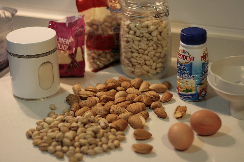 Galletas de almendra y pistachos