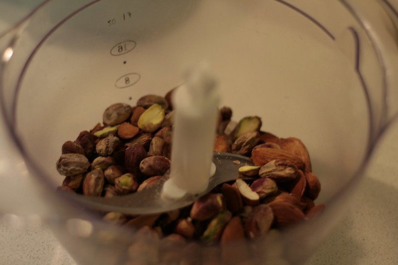 Galletas de almendra y pistachos