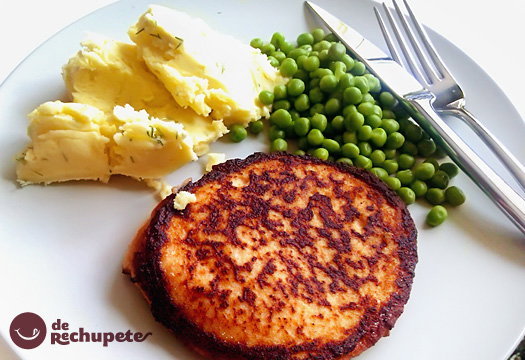 Hamburguesa de Salmón. Receta tradicional sueca