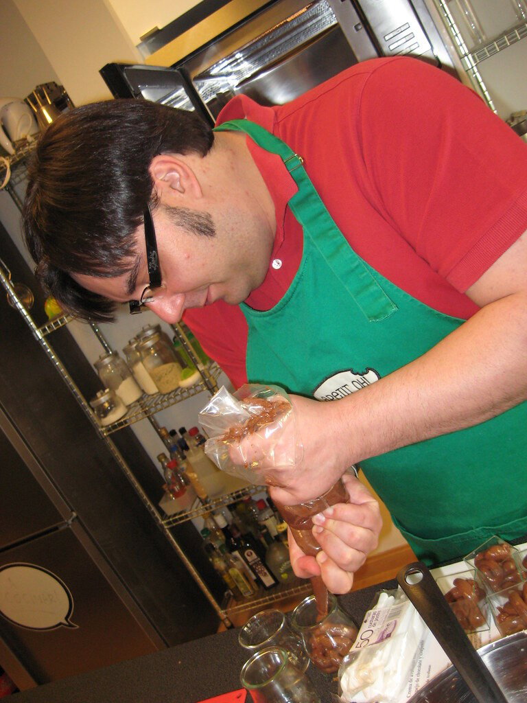 Mousse de chocolate con glaseado brillante