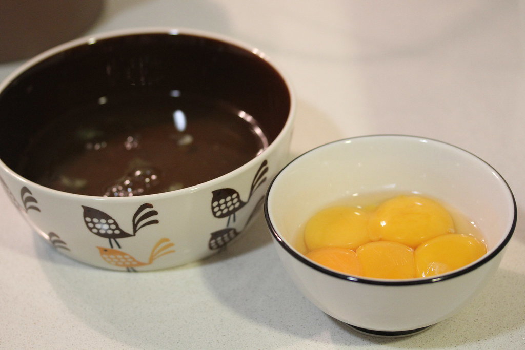 Mousse de chocolate con avellanas
