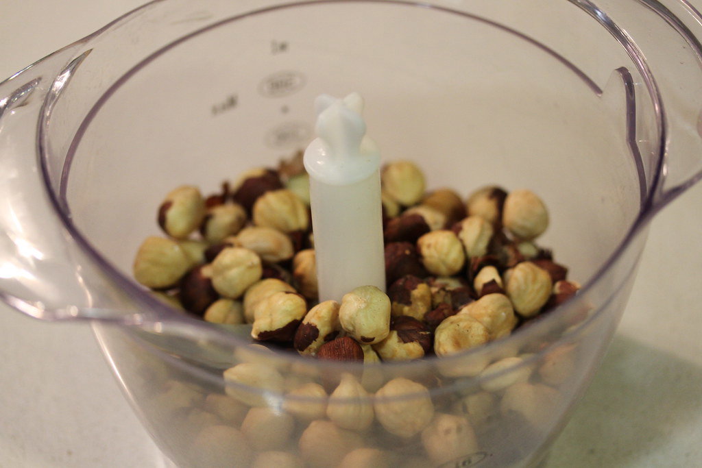 Mousse de chocolate con avellanas