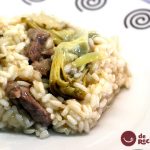 Arroz con alcachofas y cordero: Risotto agnello e carciofi