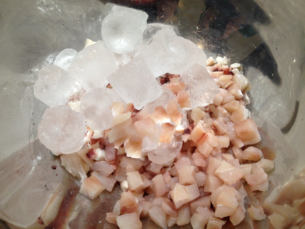 Cebiche Nikkei de corvina y pulpo. Cocina peruana