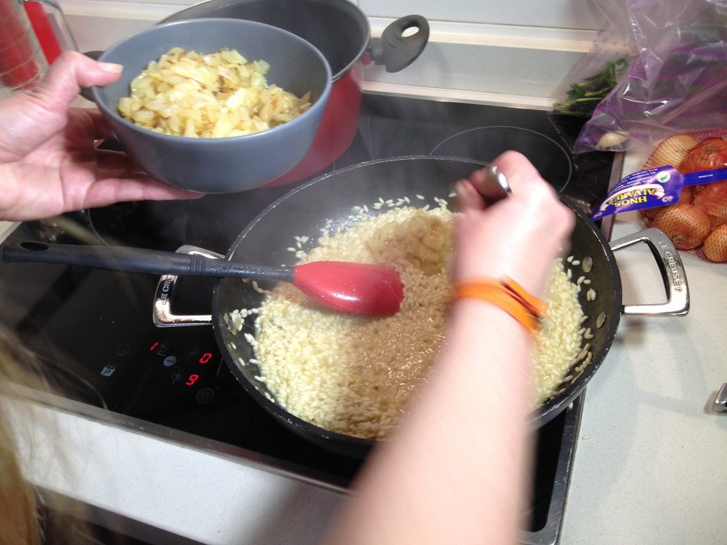 Risotto con queso Parmesano con limón