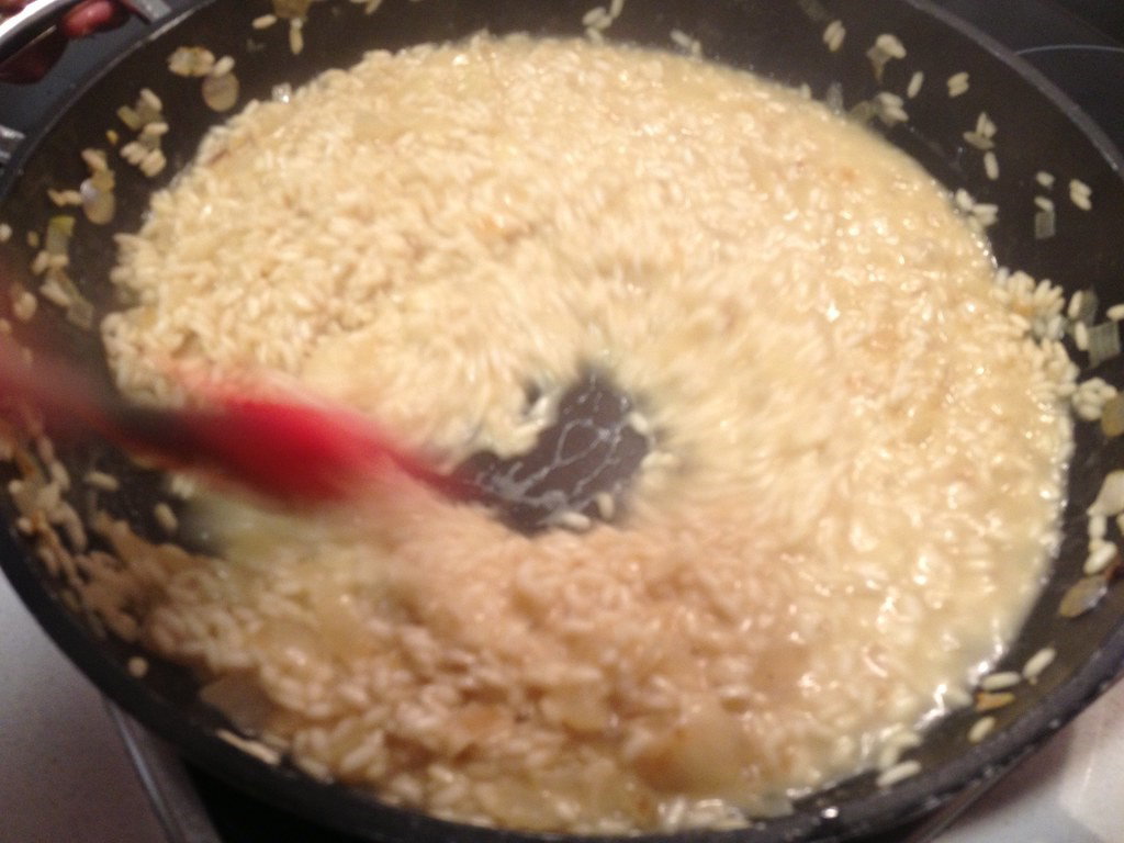 Risotto con queso Parmesano con limón