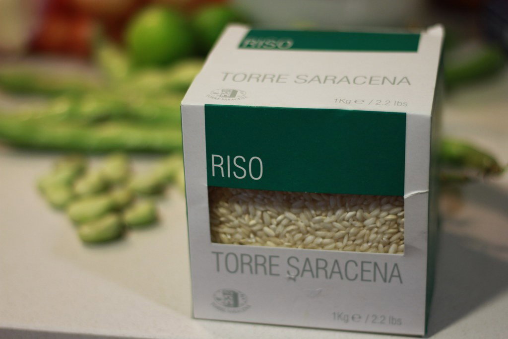 Risotto con queso Parmesano con limón