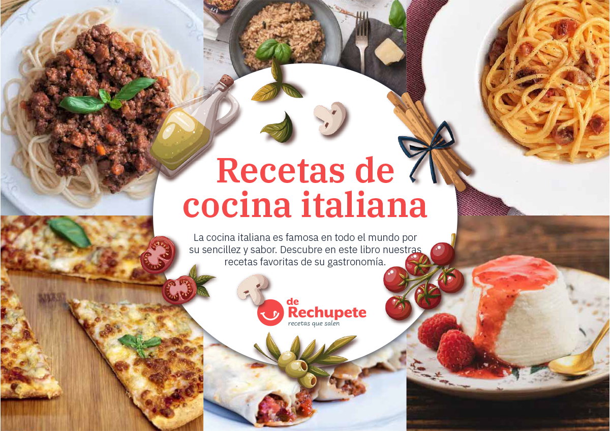 Portada libro PDF gratuito de recetas de cocina italiana