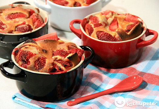 Clafoutis de fresas