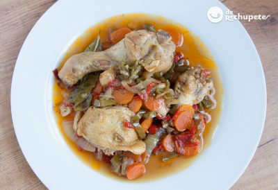 Pollo a la cerveza