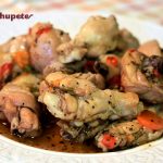 Estofado de pollo en salsa