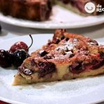 Cómo hacer clafoutis o tarta de cerezas. Receta francesa fácil paso a paso