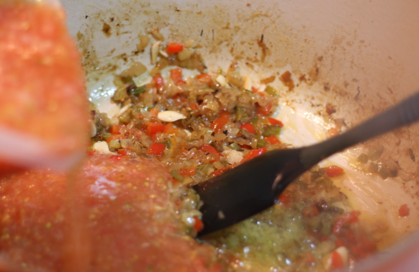 Garbanzos a la marinera con almejas y setas