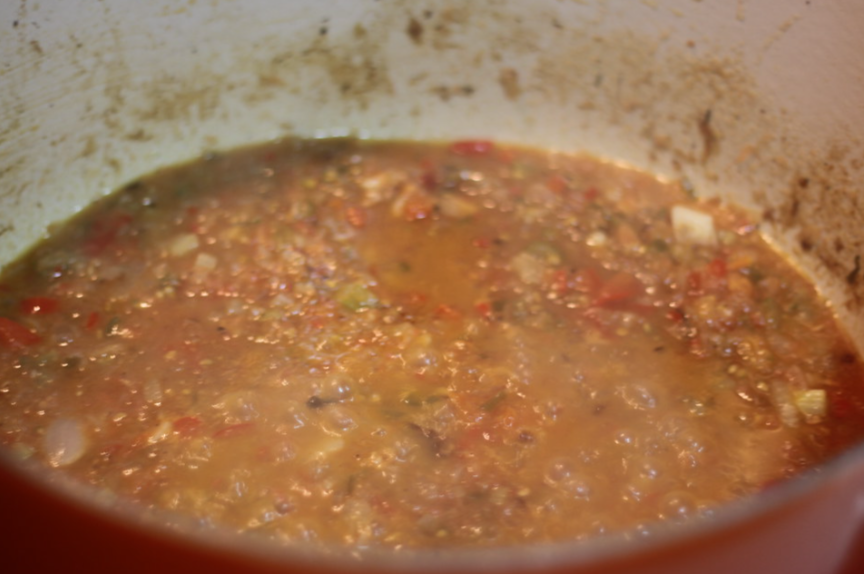 Garbanzos a la marinera con almejas y setas