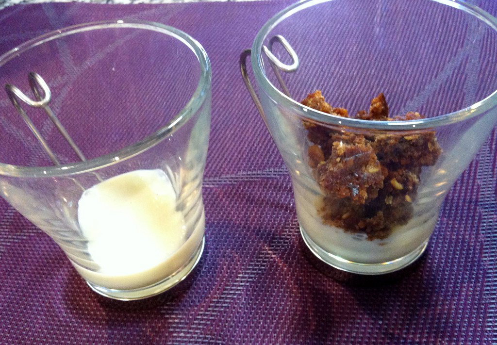 Copa de bizcochitos a las tres leches