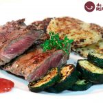 Entrecot a la plancha con patatas