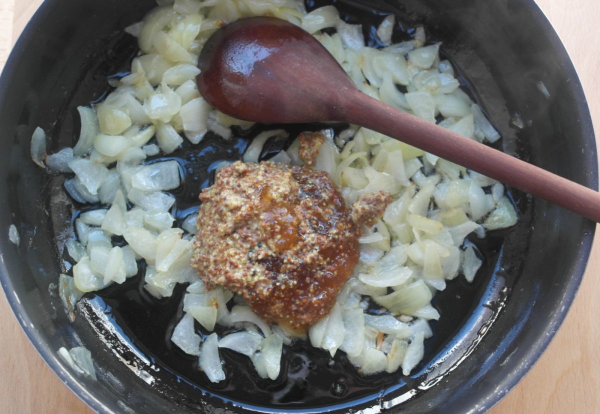 Pollo a la mostaza