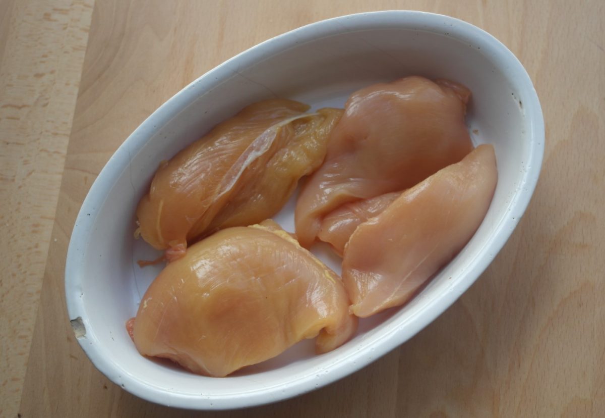 Pollo a la mostaza