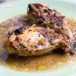 Pollo a la mostaza. Receta rápida, sencilla y paso a paso
