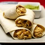 Burritos de carne con salsa San Fernando. Receta mexicana tex-mex paso a paso