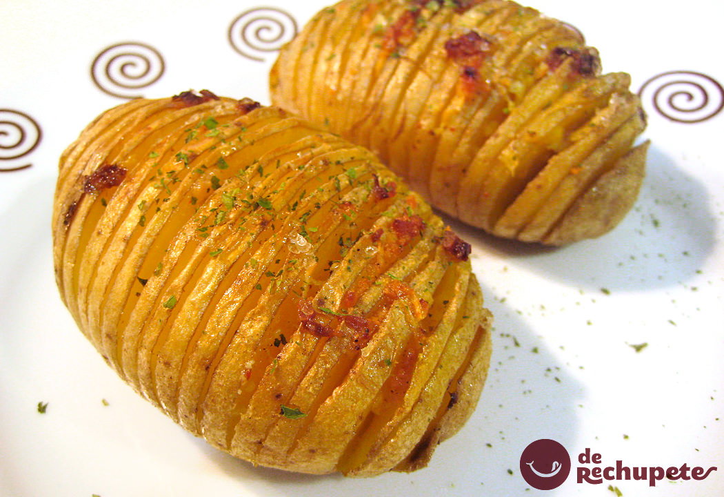 Receta de patatas hasselback