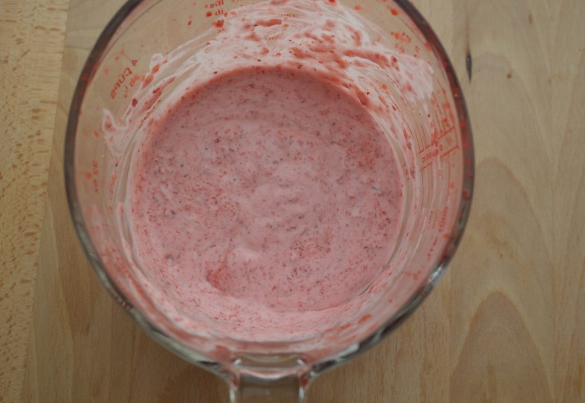 Mousse de Fresa y M&M's