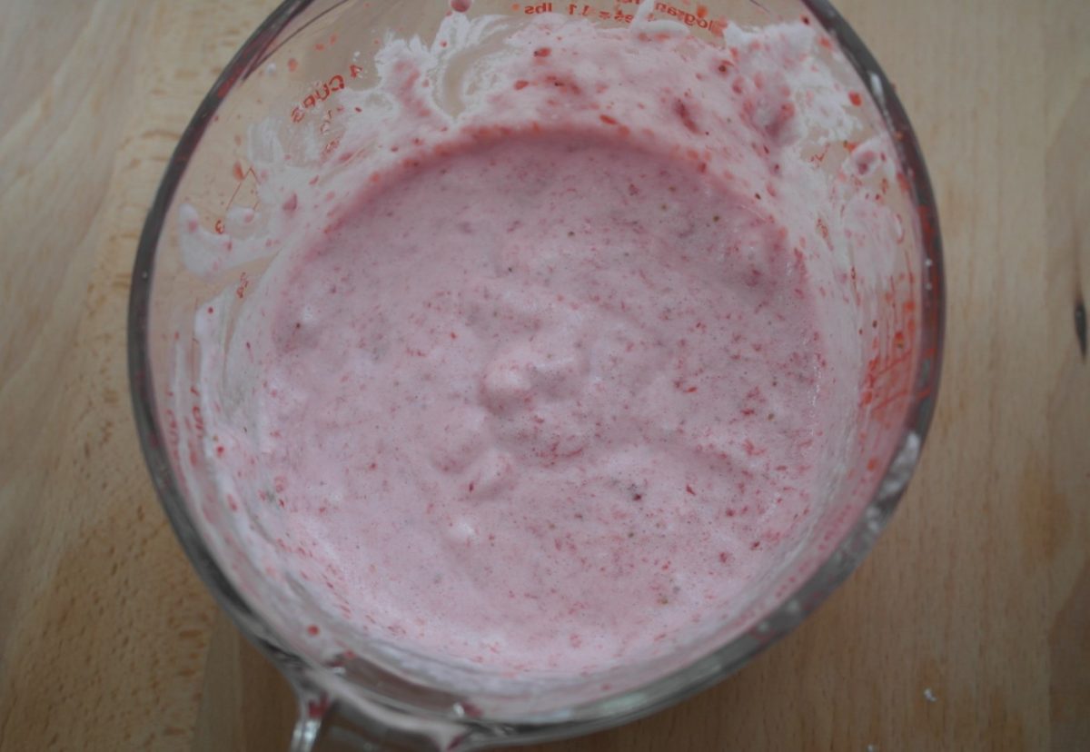 Mousse de Fresa y M&M's