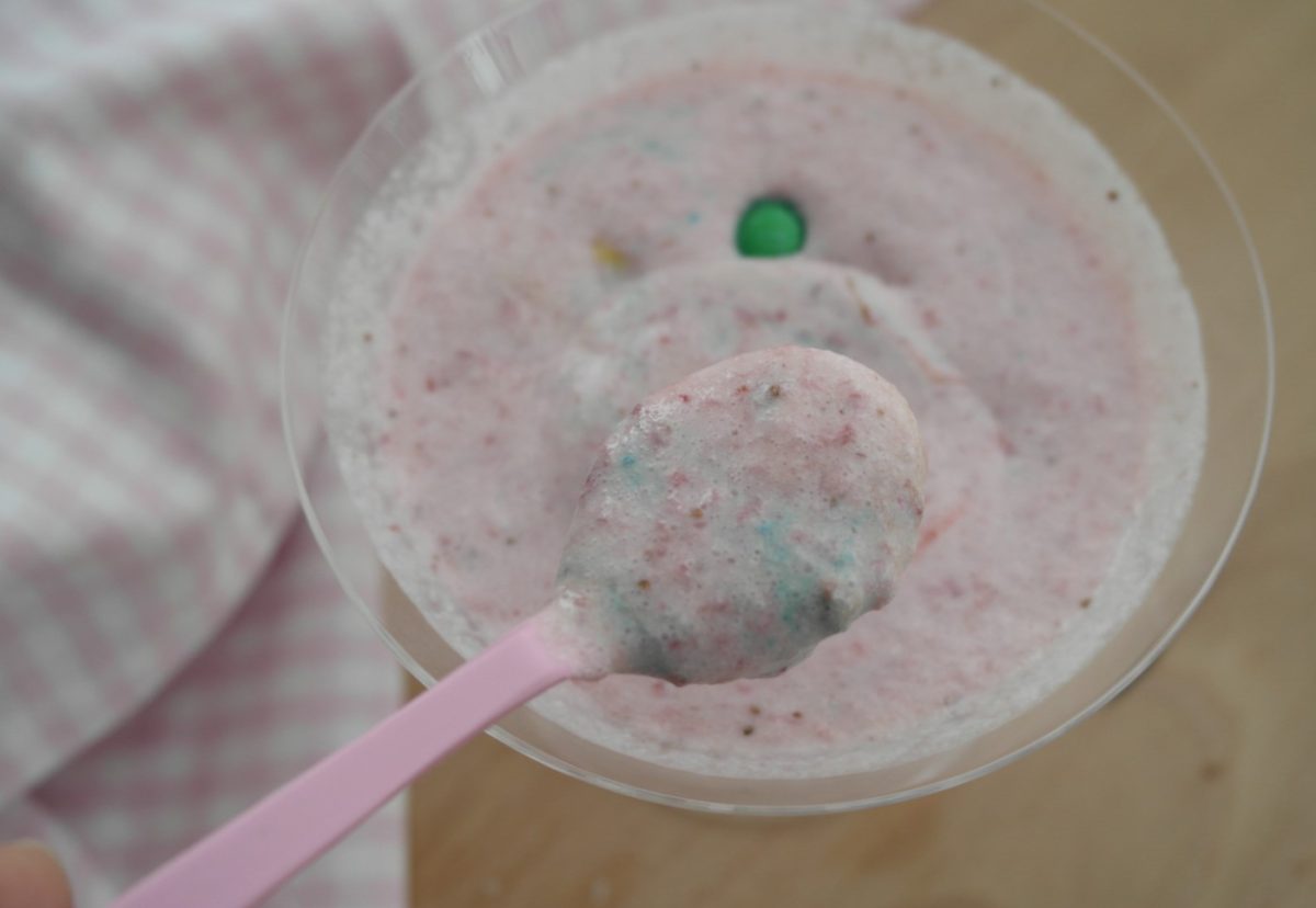 Mousse de Fresa y M&M's