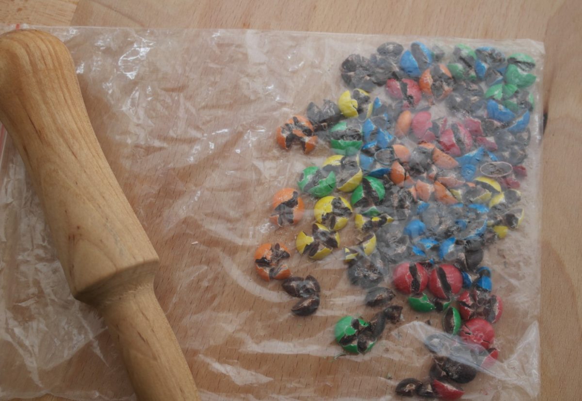 Mousse de Fresa y M&M's