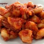 Gnocchi o Ñoquis con salsa de tomate. Ñoquis del día  paso a paso