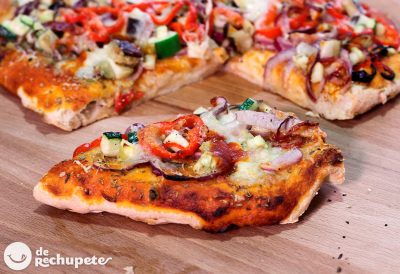 Cómo hacer pizza casera vegetal